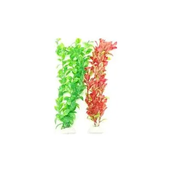 Dekorace do akvária Tatrapet akvarijní rostlina Ludwigia na kartě 15-20cm, 1 x zelená, 1 x červená