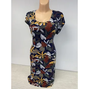 Dámské šaty dámské šaty, Velikost XXXL 54, Materiál 96% Viskoza 4% Lycra, Rukáv Bez rukávu