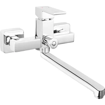 Vodovodní baterie Ferro Zicco umyvadlová baterie na stěnu chrom BZI3A