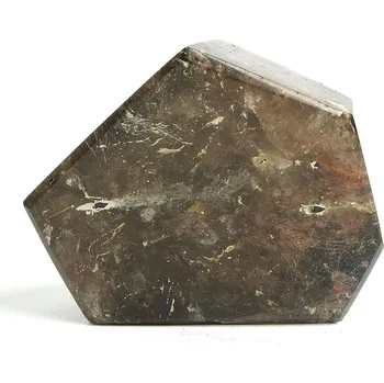 Přírodní kámen Záhněda s rutilem broušený tvar (68g)