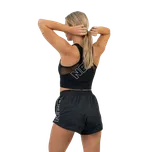 Nebbia FIT Activewear šortky se skrytou kapsou 442 černé - XS