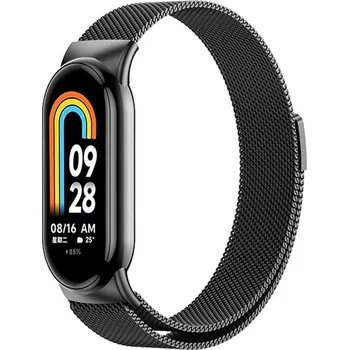 Příslušenství k chytrým hodinkám eses Milánský tah pro Xiaomi Smart Band 8, 9 a 10 - Černý