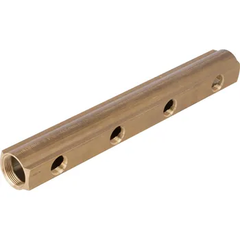 Stavebniny GIACOMINI R582A2 Rozdělovač, s otvory s vnitřními závity G 3/4, rozteč 100mm 1"1/4x3/4" /3 (R582AX003)