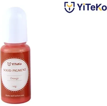 Tekutý pigment solid color YiTeKo Orange 03 10ml
