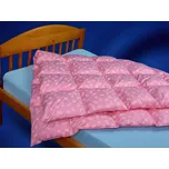Péřová přikrývka PEŘÍČKO růžová, 220x240cm, 10% prachového peří