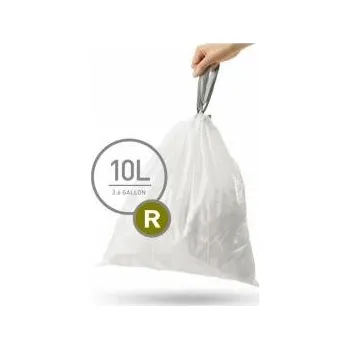 Odpadkový koš Simplehuman Sáčky do odpadkového koše 10 L, Simplehuman typ R, zatahovací, 20 ks v balení, 15 µm, CW0201