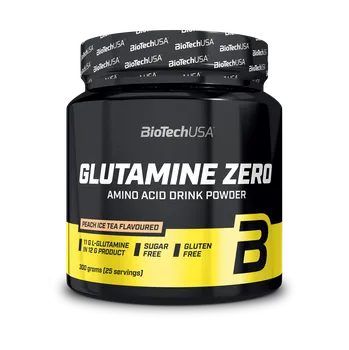 Fitness strava BioTech Glutamine Zero 300 g peach ice tea