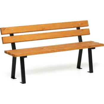 Zahradní nábytek Venkovní lavička s opěradlem Woody 150 x 37 x 75 cm