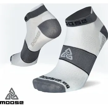 SNEAKER extra nízké ponožky Moose bílá XL