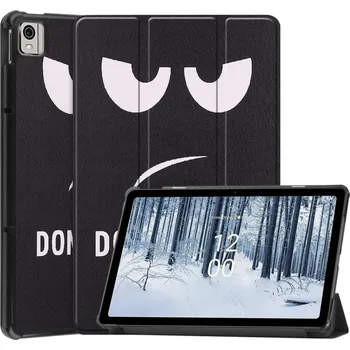 Pouzdro na tablet VSECHNONAMOBIL 57295 ART Zaklápěcí obal Nokia T21 DON´T TOUCH ME