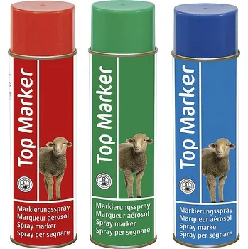 Chov hospodářského zvířete Značkovací barva pro ovce Top Marker 500 ml modrá