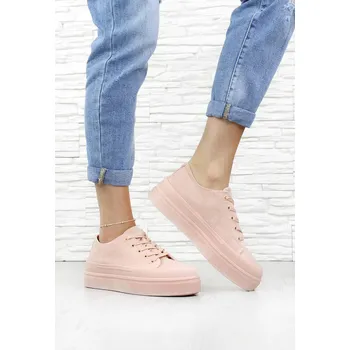 Dámské tenisky Seastar Růžové tenisky na platformě LA188PI Velikost: 38