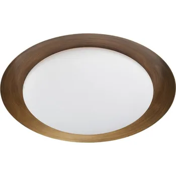 Linea Light Crew_1, stropní svítidlo s bronzovým límcem, 22W LED 3000K, prům. 47cm