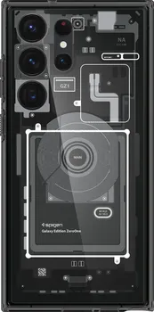 Pouzdro na mobilní telefon Spigen Ultra Hybrid pro Samsung Galaxy S23 Ultra Zero One