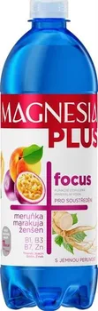 Voda Magnesia Plus Focus jemně perlivá meruňka/maracuja/ženšen 700 ml