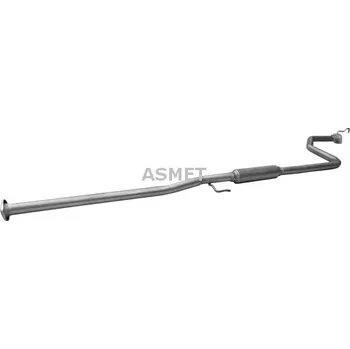 Tlumič výfuku Střední tlumič výfuku ASMET 13.025