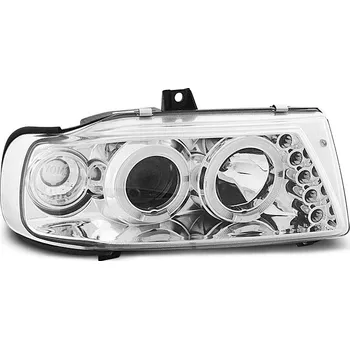 Přední světlomet TUNING-TEC Přední světla Seat Ibiza, Cordoba 93-98 Angel Eyes - chrom