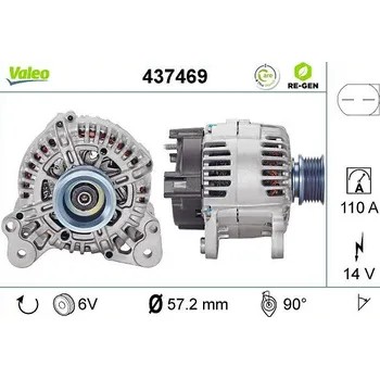 Autoelektrika generátor VALEO 437469