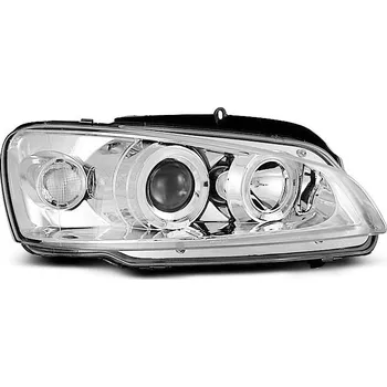 Přední světlomet TUNING-TEC Přední světla Peugeot 106 96-03 Angel Eyes - chrom
