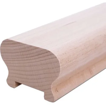 Madlo do koupelny Dřevěné madlo HL63 - 62 x 43 mm, smrk cinkovaný 1,5m