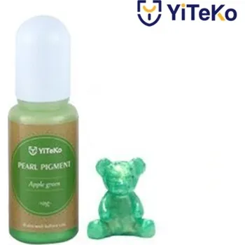 Perleťový pigment do pryskyřice YiTeKo Apple green 11 10ml