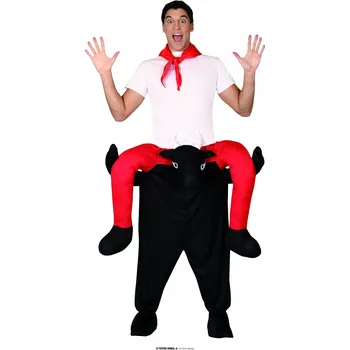 Karnevalový kostým Guirca Kalhoty "býk" pánský kostým Velikost: 52 – 54 (L)