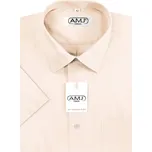 Pánská košile AMJ jednobarevná JK016, smetanová, krátký rukáv, vel. 41