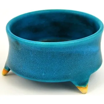 Aroma lampa Kadidelnice trojnožka keramická, barva tyrkysová