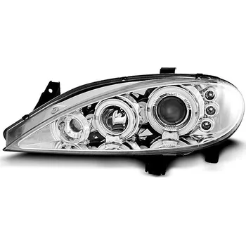 Přední světlomet TUNING-TEC Přední světla Renault Megane 99-02 Angel Eyes - chrom