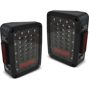Zadní světlomet TUNING-TEC Zadní světla Jeep Wrangler JK 07-18 černá LED