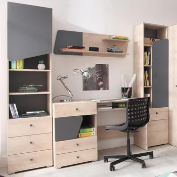 Dětský pokoj Dětský pokoj DELTA | sestava A1 | 4 díly | dub/antracit