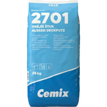 Omítka Vnějsí štuk 023 Cemix zrnitost 0,7 mm - 25 kg