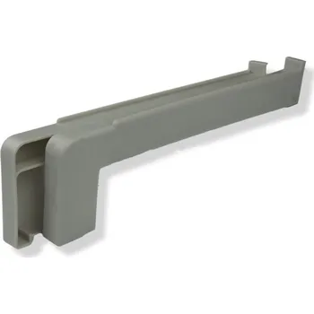 Parapet Koncovky z plastu 90 / 25 mm - šedá / pár (1 levá + 1 pravá)