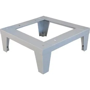 Šatní skříň Sokl s nožičkami pro skříň na výměnu pracovních oděvů, šířka 400 mm, barva šedá RAL7035