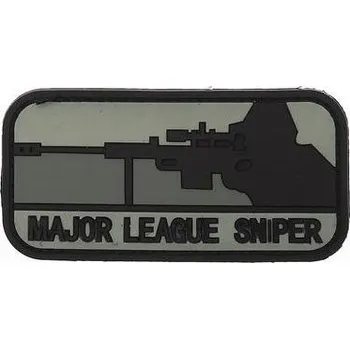 Nášivka 101. INC Nášivka 3D PVC Major League Sniper černá