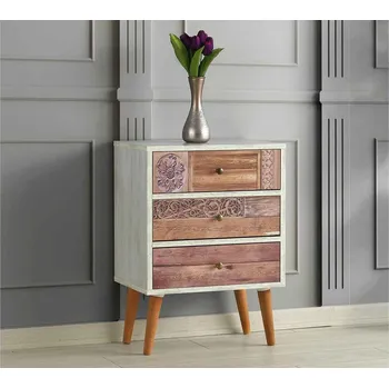 Komoda Sofahouse Ehawee Komoda Bílá, Hnědá