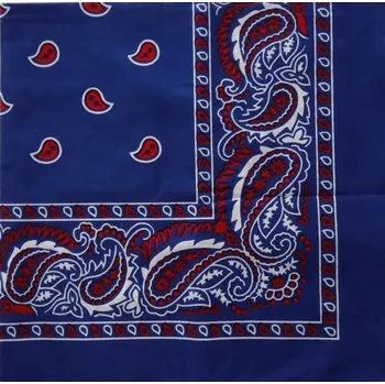 Šátek Woodrow Bandana šátek trojbarevný modrá / červená / bílá - 55 cm