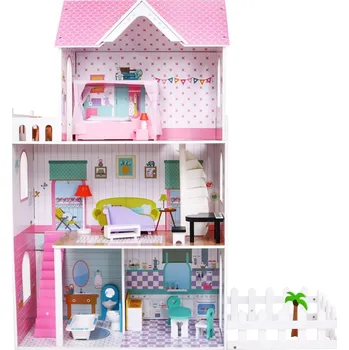 Domeček pro panenku Dřevěný domeček pro panenky