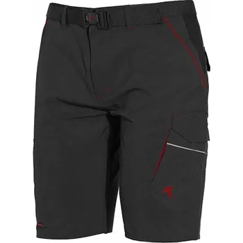 Pánské kraťasy Lehké softshellové pracovní kraťasy ISSA BOOM, šedé IS9036B