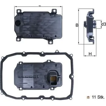 Hydraulický filtr Hydraulický filtr, automatická převodovka KNECHT HX 187KIT