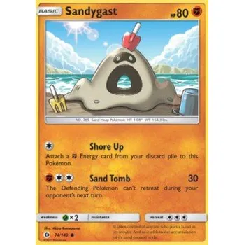 Karetní hra Pokémon SUM 074/149 Sandygast - Sun & Moon Stav: Near Mint, Verze: REVERSE HOLO