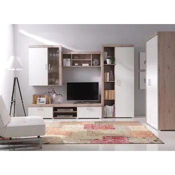 Obývací stěna Jurek Obývací sestava Samba 3 Kombinace barev: San Marino / Crem