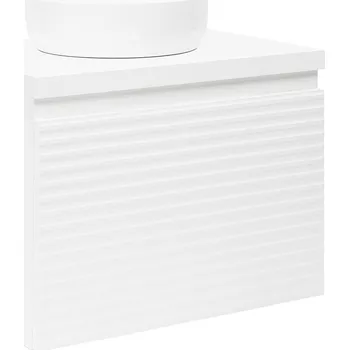 Koupelnový nábytek Koupelnová skříňka pod umyvadlo Naturel Savona 58x43x44,8 cm bílá lesk