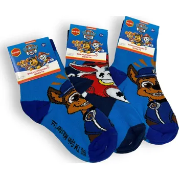 Paw patrol Chlapecké vysoké ponožky Tlapková patrola Barva: Modrá, Velikost: 23-26
