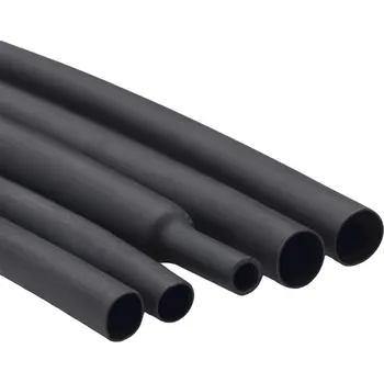 elektrický kabel Smršťovací bužírka 2:1, černá 1m 1,5 mm