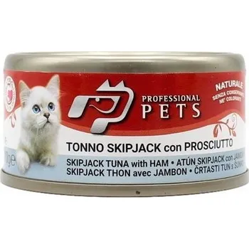 Krmivo pro kočku Professional Pets Naturale Cat tuňák a šunka 70 g