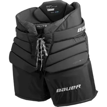 Sada vybavení pro hokejového brankáře Brankářské kalhoty Bauer Elite S23 INT, Intermediate, černá, L Bauer