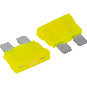 Autopojistky Pojistka nožová - 20A s LED, 10ks