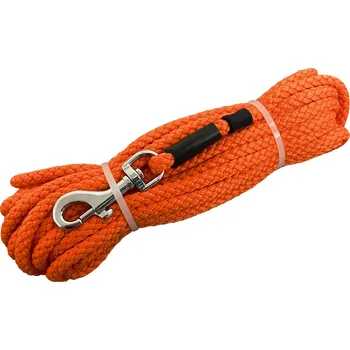 Vodítko pro psa HUHUBAMBOO vodítko stopovací lanové 0,6 x 1000 cm, oranžové