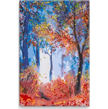 Dětské zboží Malování podle čísel - Magický les - 40x60 cm, bez dřevěného rámu - CZ výroba